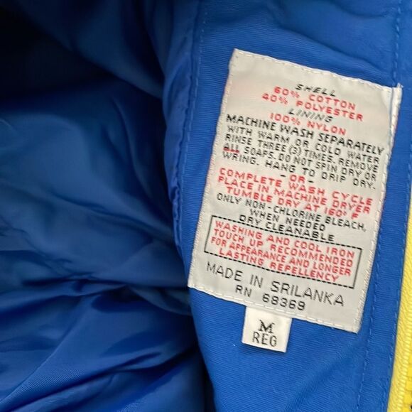 London Towne | Vintage Ski Jacket | Size Medium | Blue and Yellow - Picture 8 of 8